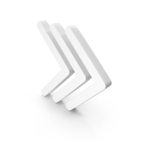 Three Directional Side Arrows Symbol PNG & PSD Images