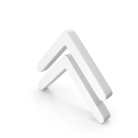 Two Up Directional Arrows Symbol PNG & PSD Images