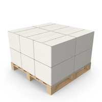Boxes On Shipping Pallet PNG & PSD Images