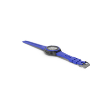 Active Sport Smartwatch Blue PNG & PSD Images