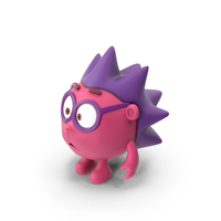 BalloonToons Chiko Character Scared Pose PNG & PSD Images