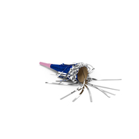 Blue Party Blower Lying PNG & PSD Images