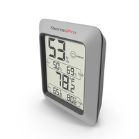 Digital Thermometer and Hygrometer Digital Hygrometer PNG & PSD Images