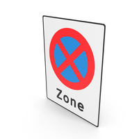 Danish Sign Zone With No Stopping PNG & PSD Images