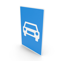 Danish Sign Trunk Road PNG & PSD Images