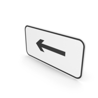 Chinese Sign One Way Left PNG & PSD Images