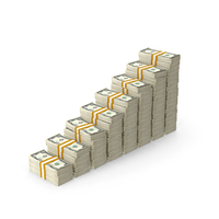 2 Dollars Long Stepped Stacks PNG & PSD Images