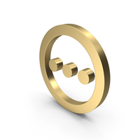 Pending Action Icon Gold PNG & PSD Images
