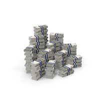 5 Euro Grouped Stacks PNG & PSD Images