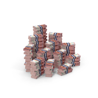 10 Euro Grouped Stacks PNG & PSD Images
