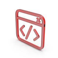 Glass Code Window Symbol PNG & PSD Images
