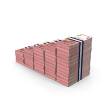 10 Euro Stepped Stack PNG & PSD Images