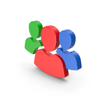 Colorful Group Symbol PNG & PSD Images