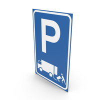 Dutch Sign Parking for Loading and Unloading PNG & PSD Images