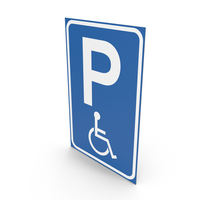 Dutch Sign Parking for Disabled Drivers PNG & PSD Images