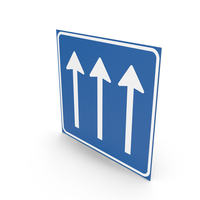 Dutch Sign Number of Through Lanes PNG & PSD Images