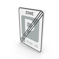 Dutch Sign End of Controlled Parking Zone PNG & PSD Images