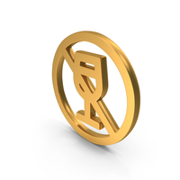 Gold No Alcohol Icon PNG & PSD Images