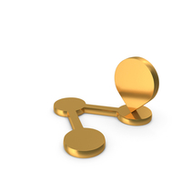 Gold Share Map Location Icon PNG & PSD Images