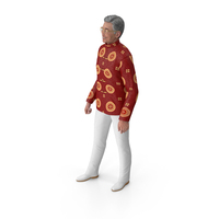 Korean Older Man In Traditional Clothing PNG & PSD Images