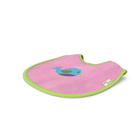 Pink Baby Bib With Bird PNG & PSD Images