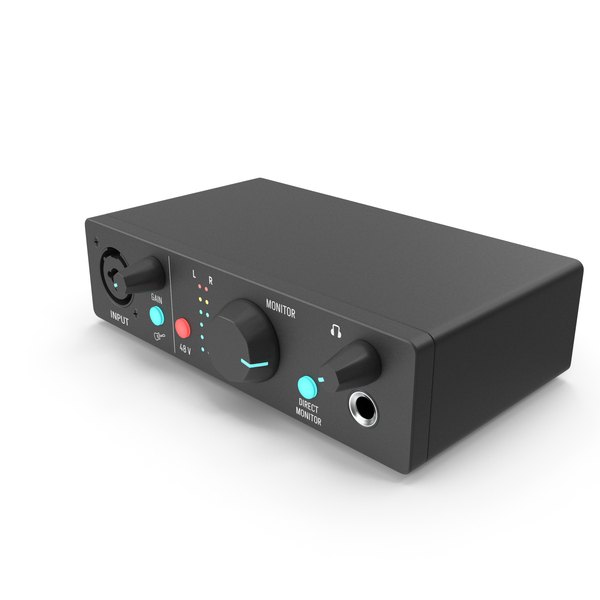 Portable USB Audio Interface PNG & PSD Images