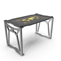 Sci fi Table Orange PNG & PSD Images