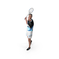 Senior Chinese Badminton Player Man PNG & PSD Images