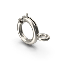 Silver Spring Ring Bracelet Clasp PNG & PSD Images