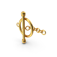 Toggle Necklace Jewelry Clasp Gold PNG & PSD Images
