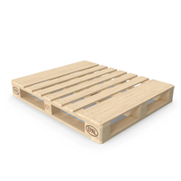 Wooden Pallet EUR2 PNG & PSD Images
