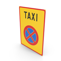 Finnish Sign Taxi Stopping Zone PNG & PSD Images