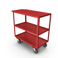 Clean Reinforced Service Cart PNG & PSD Images