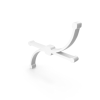 White Bezier Curve Icon PNG & PSD Images