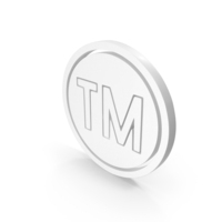White Trade Mark Icon PNG & PSD Images
