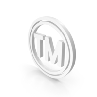 White Trade Mark In Circle Icon PNG & PSD Images