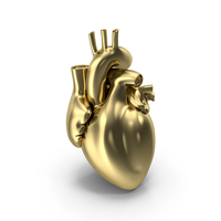 Gold Heart PNG & PSD Images