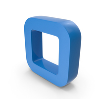 Square Frame With Soft Borders Web App Icon PNG & PSD Images
