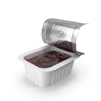 BBQ Sauce Serve Pot Opened PNG & PSD Images