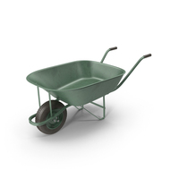 Wheel Barrow Green PNG & PSD Images