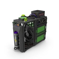 Cyberpunk Style Designer PC Turned Off PNG & PSD Images