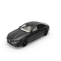 Black Mercedes Benz E Class 2023 Simple Interior PNG & PSD Images