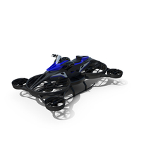 Blue Fly Hoverbike XTURISMO PNG & PSD Images
