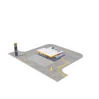 Shell Gas Station Small PNG & PSD Images