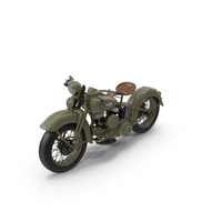 Harley Davidson WLA Liberator Green PNG & PSD Images
