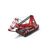 Floating Vessel Crane PNG & PSD Images