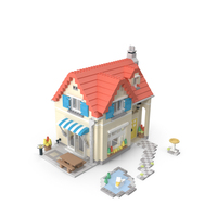 Lego House Set 6754 PNG & PSD Images