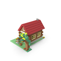 Lego Log Cabin Set 5766 PNG & PSD Images