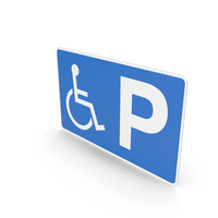 Icelandic Sign Reserved Parking Place For Disabilities Vehicle PNG & PSD Images