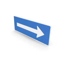 Icelandic Sign One Way Traffic PNG & PSD Images